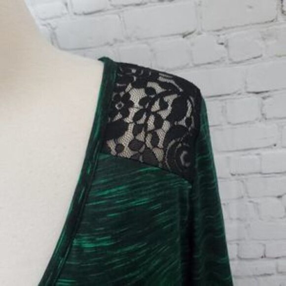 YUMI KIM 𝅺V-Neck Long Sleeve Dress Green 10 12 REVOLVE - Picture 6 of 9